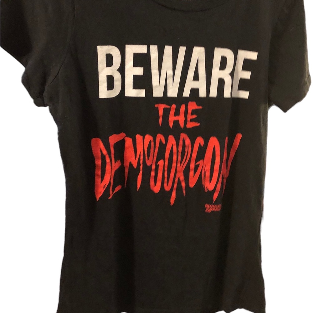 Dungeons & Dragons (Stranger Things) T-Shirt Beware of the Demogogon Ladies M